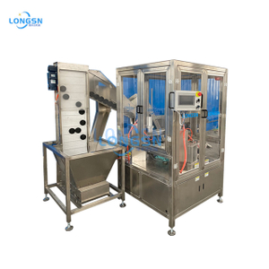 Good quality fully automatic metal plastic cap liner wad inserting machine price